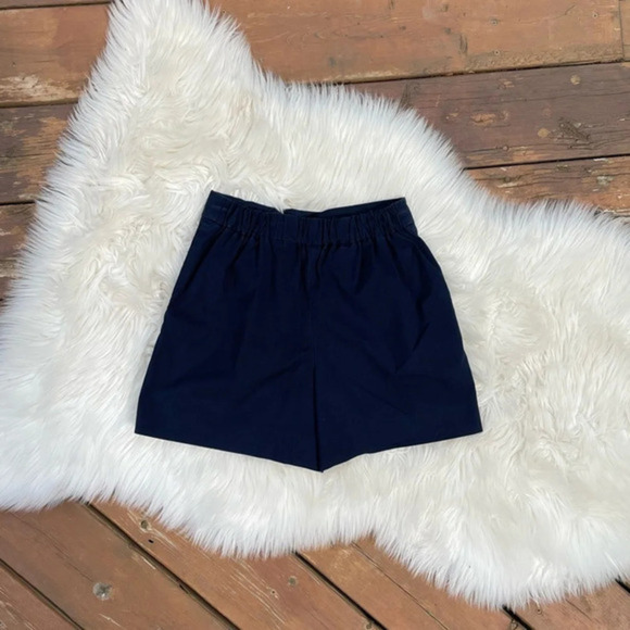 Wilfred Navy Blue Highrise Shorts - Picture 7 of 10